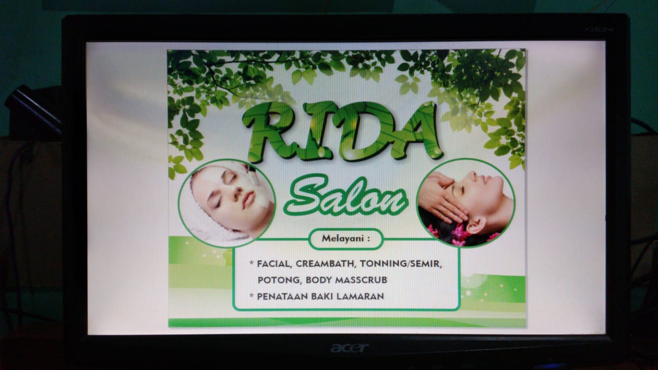 Hasil cetak banner dan signage